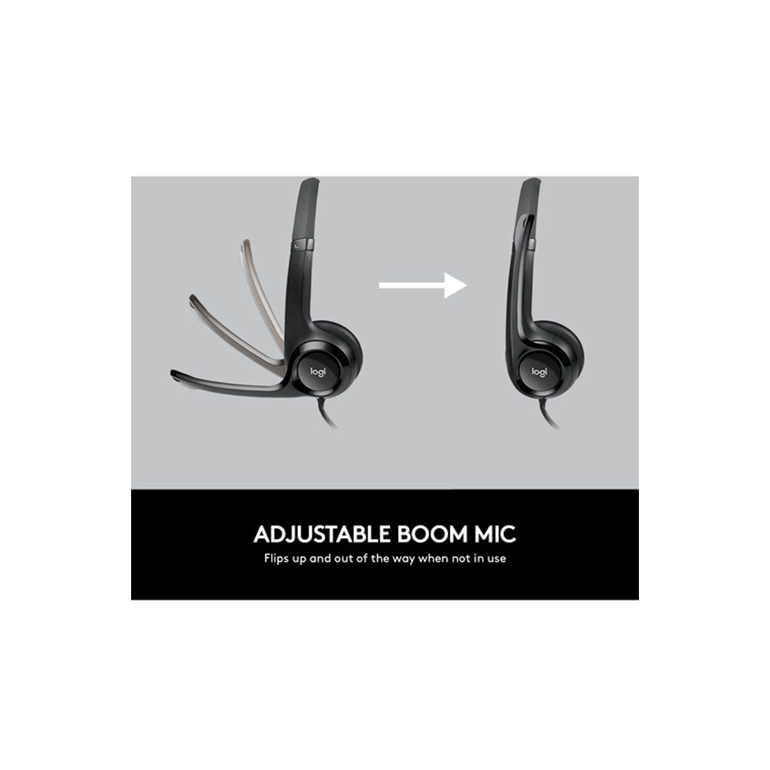 Logitech H390 USB Headset - Black in Qatar Logitech H390 USB Headset - Black in Qatar